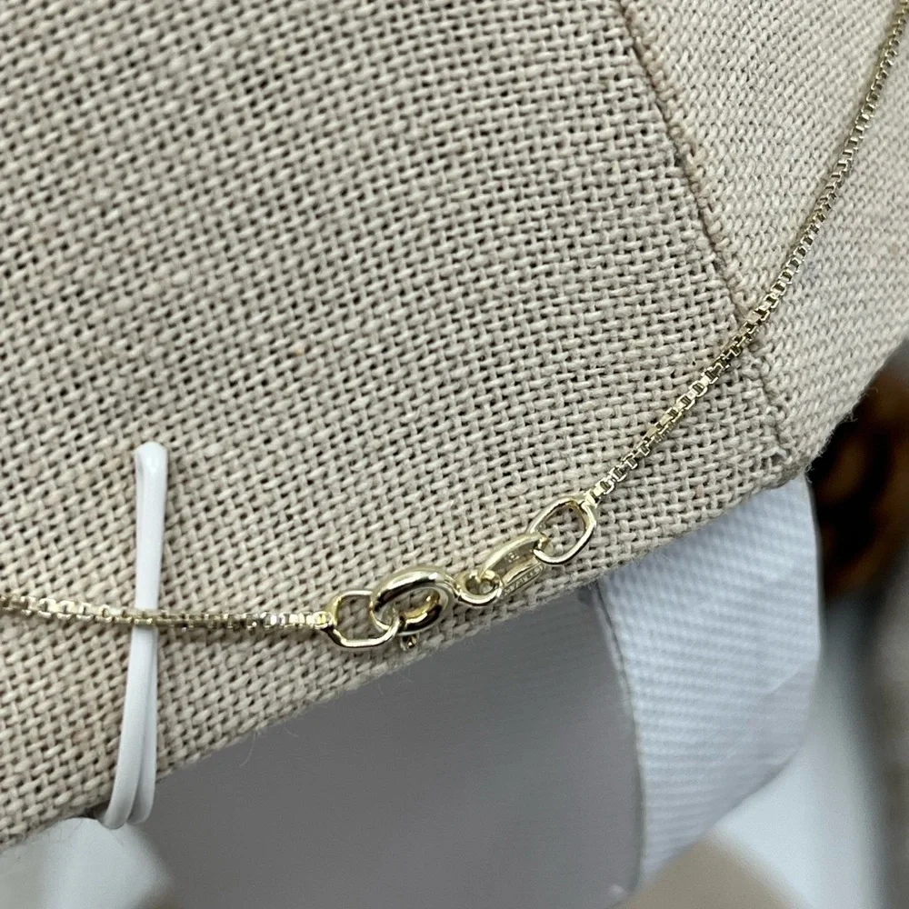 Vintage 925 Italy Sterling Silver Necklace w/ CZ Pendant – 18” - Picture 15 of 17